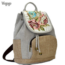 Load image into Gallery viewer, Travel Linen Rucksack