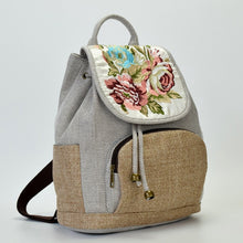 Load image into Gallery viewer, Travel Linen Rucksack