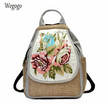 Load image into Gallery viewer, Linen Rucksack