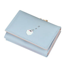 Load image into Gallery viewer, Women&#39;s Three Fold Candy Color Short Wallet