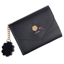 Load image into Gallery viewer, Love Retro Zipper Short Wallet