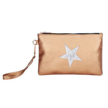 Load image into Gallery viewer, Women Fashion PU Leather Star Pattern Zipper Clutch Bag