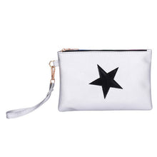 Load image into Gallery viewer, Women Fashion PU Leather Star Pattern Zipper Clutch Bag