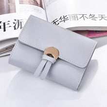 Load image into Gallery viewer, Naivety Solid PU Leather Short Wallet