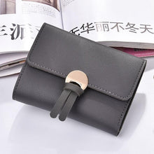 Load image into Gallery viewer, Naivety Solid PU Leather Short Wallet
