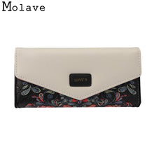 Load image into Gallery viewer, Naivety Printing Patchwork Long Wallet