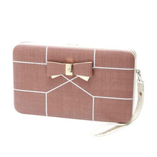 Load image into Gallery viewer, Ladies Long Bow Clutch Bag