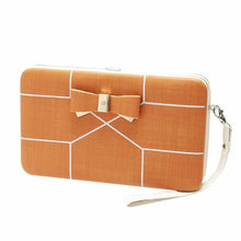 Load image into Gallery viewer, Ladies Long Bow Clutch Bag