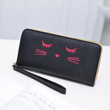 Load image into Gallery viewer, Naivety Cat Prints Long Wallet